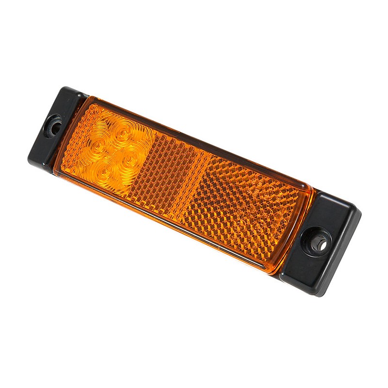 LED POSISJONSLYS MED 5 METER KABEL, ORANSJE