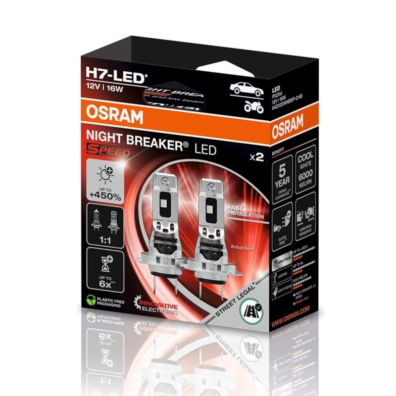 OSRAM NIGHT BREAKER LED SPEED H7 450