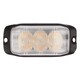 LED Blixtljus Supervision 3LED Slim, Kraftfullt gult sken