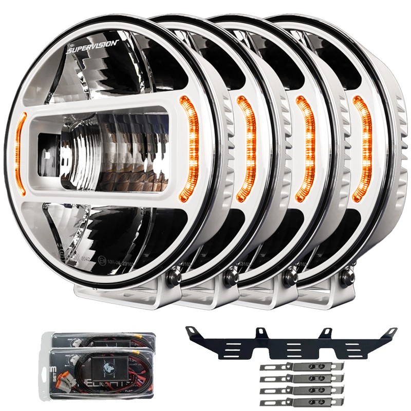 4-PAKK SUPERVISION REVOLUTION 160W WHITE EKSTRALYSPAKKE