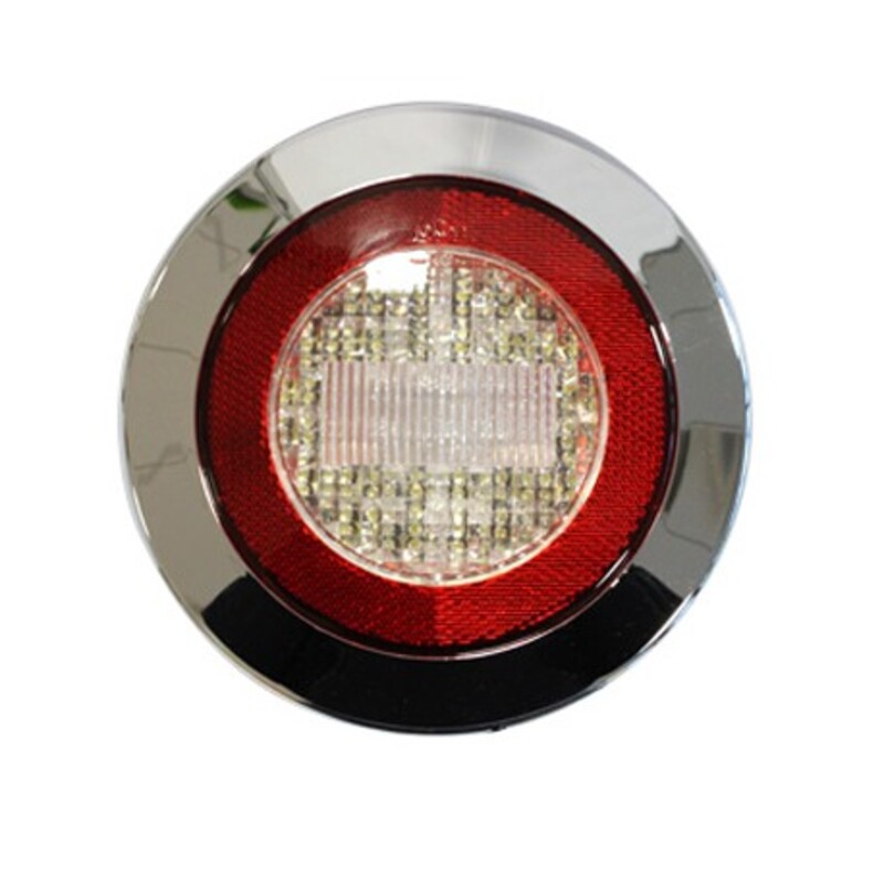 LED backningsljus, Krom till Lastbil & Släpvagn