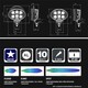 6-PACK Oledone Osram LED arbetsbelysning 7200 lumen