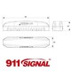 LED Blixtljus 911 Signal X6, ECE-R65 Godkänd