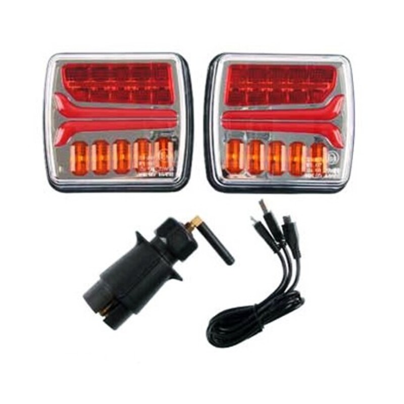 LED bakljus, Blinker, Broms, Positionsljus 12V till Lastbil & Släpvagn