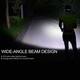 FENIX PANNLAMPA HL15 200 LUMEN SVART