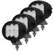 4-PACK Oledone Osram LED arbetsbelysning paket 7200 lumen